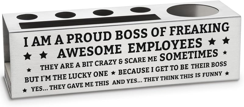 Boss Appreciation Pencil Holder - Funny Gift for Bosses