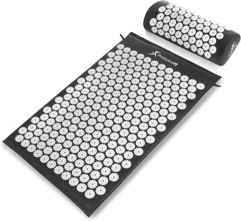 Acupressure Mat and Pillow Set for Pain Relief - XL Purple/White