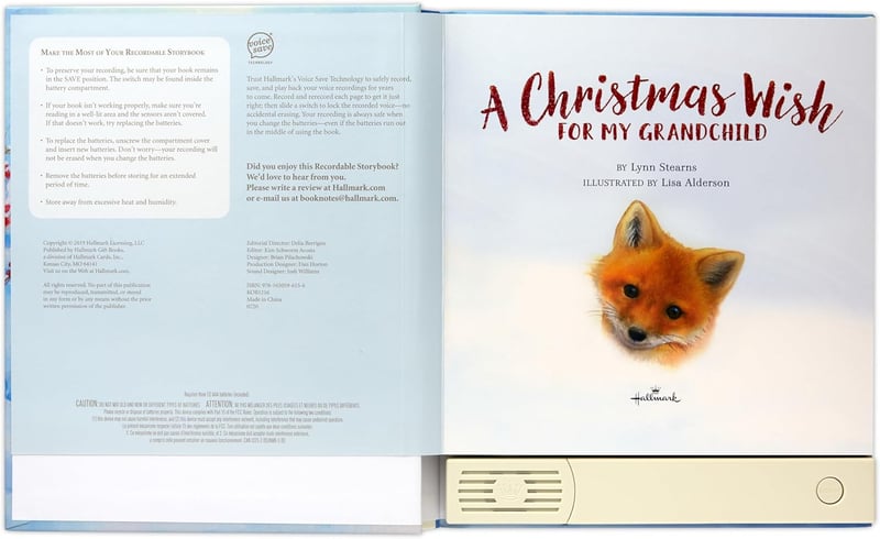 Christmas Recordable Book for Grandchildren