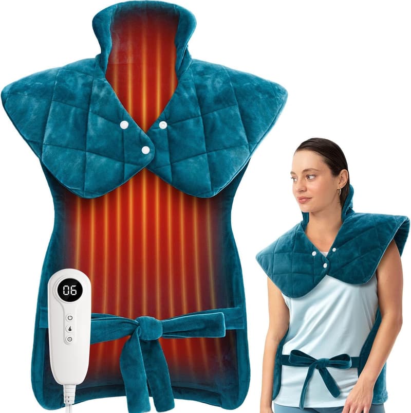 Heating Pad for Neck & Shoulders | Gifts for Dad, Men & Women
