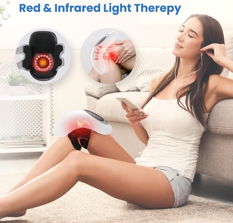 Heating Knee Massager - Vibrating Pain Relief for Arthritis