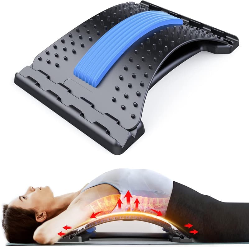 Adjustable Back Stretcher for Lower Back Pain Relief