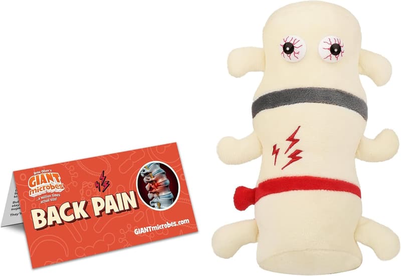 Back Surgery Recovery Plush - GIANTmicrobes Back Pain Gift