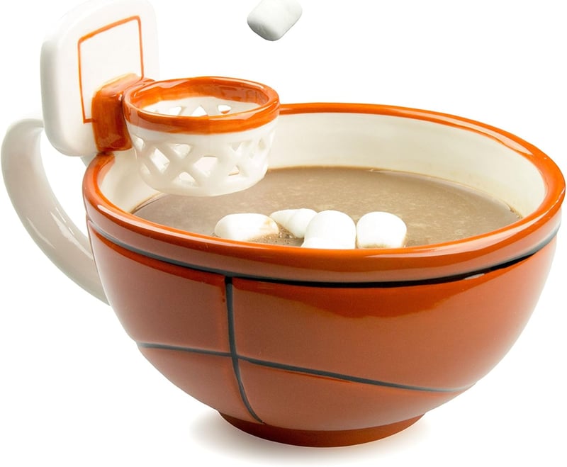 Basketball Mug for Boys, 16oz Novelty Coffee & Cereal Bowl