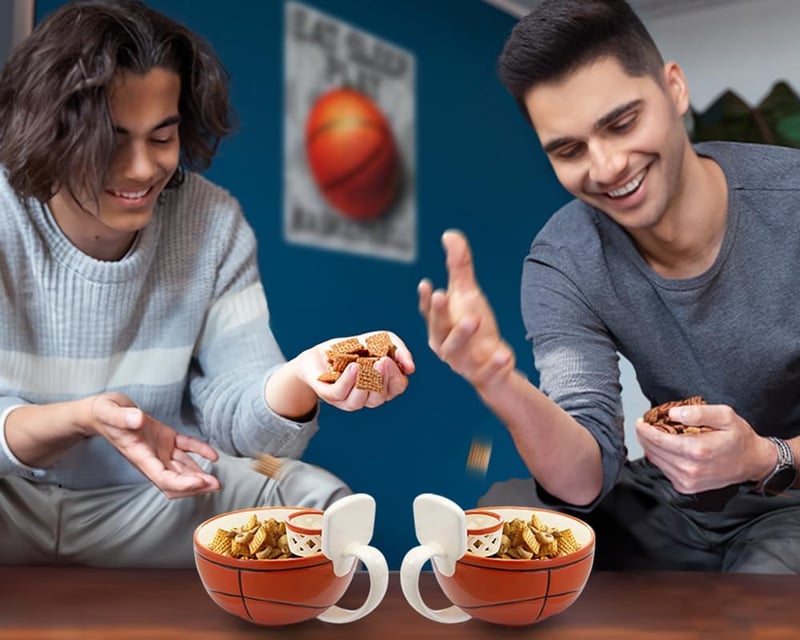 Basketball Mug for Boys, 16oz Novelty Coffee & Cereal Bowl
