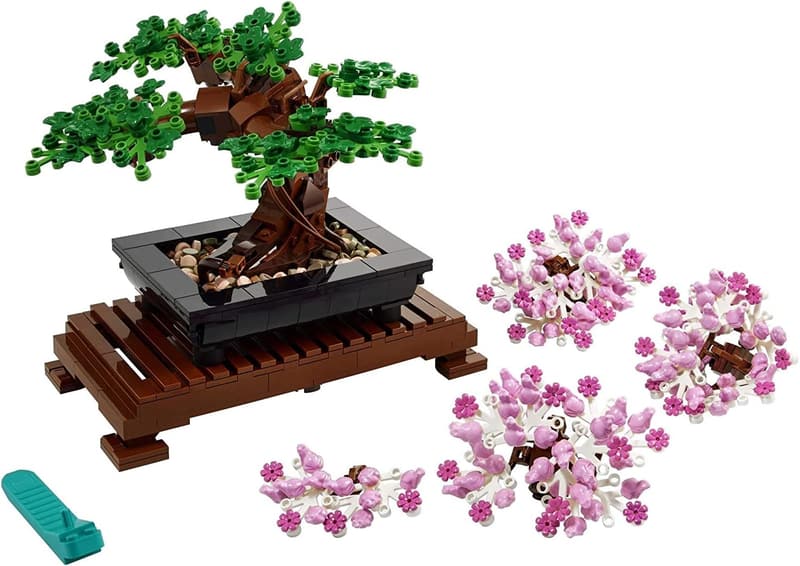LEGO Icons Bonsai Tree Building Set for Home Decor, Ages 18+