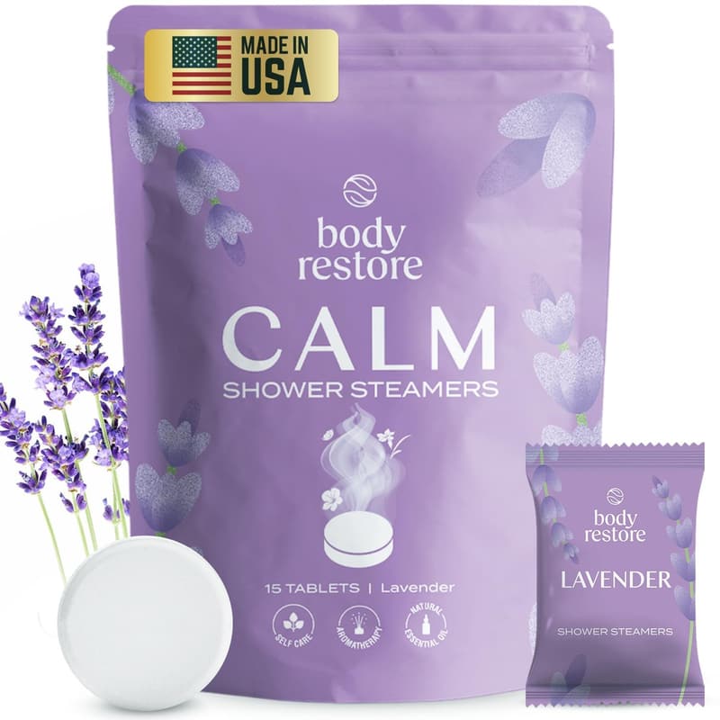 Lavender Aromatherapy Shower Steamers 15 Pack for Dad