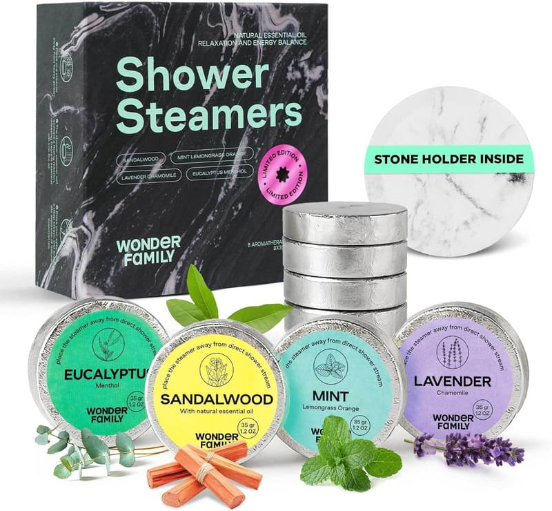 Aromatherapy Shower Steamers for Sinus Relief - 8 Pack