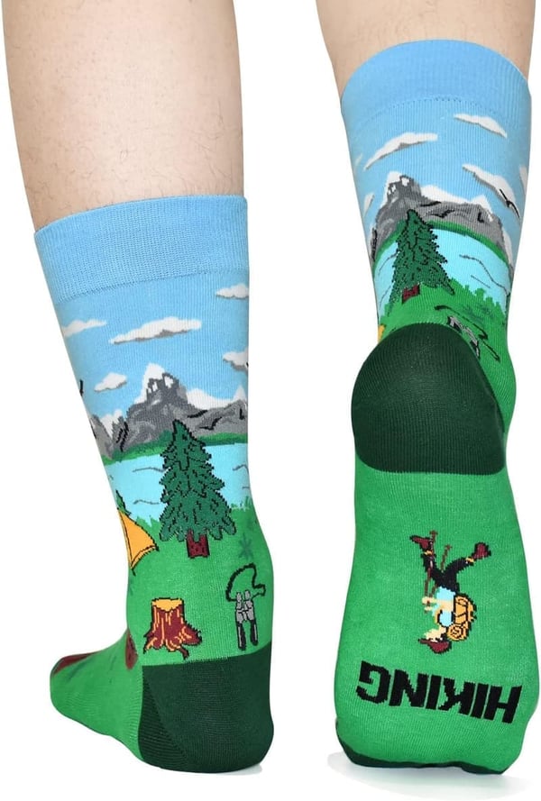 Men's Novelty Socks for Outdoor Activities and Hobbies