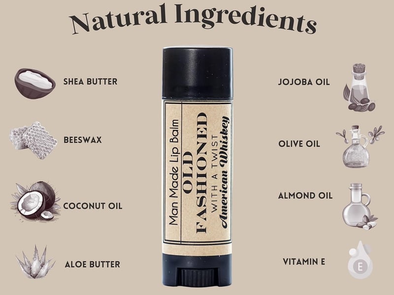Bourbon Whiskey Lover Lip Balm - Unique Gift for Men