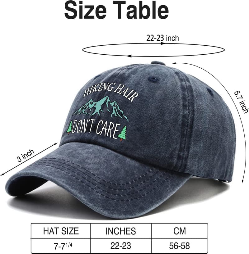 Birthday Gift: Vintage Adjustable Cotton Hiking Cap