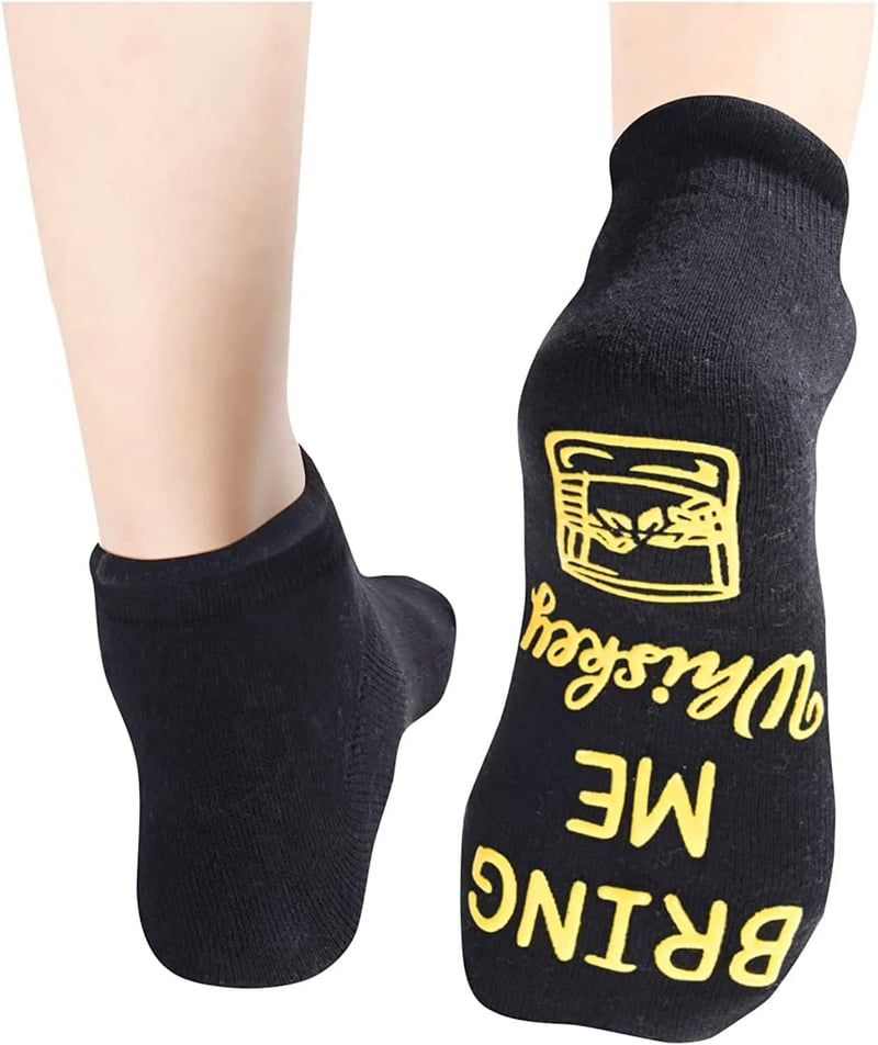 Funny Drink Socks for Men - Novelty Gifts for Drinkers
