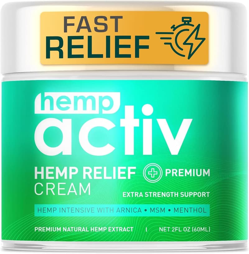 Hemp Infused Joint & Muscle Relief Cream - 2 Fl Oz