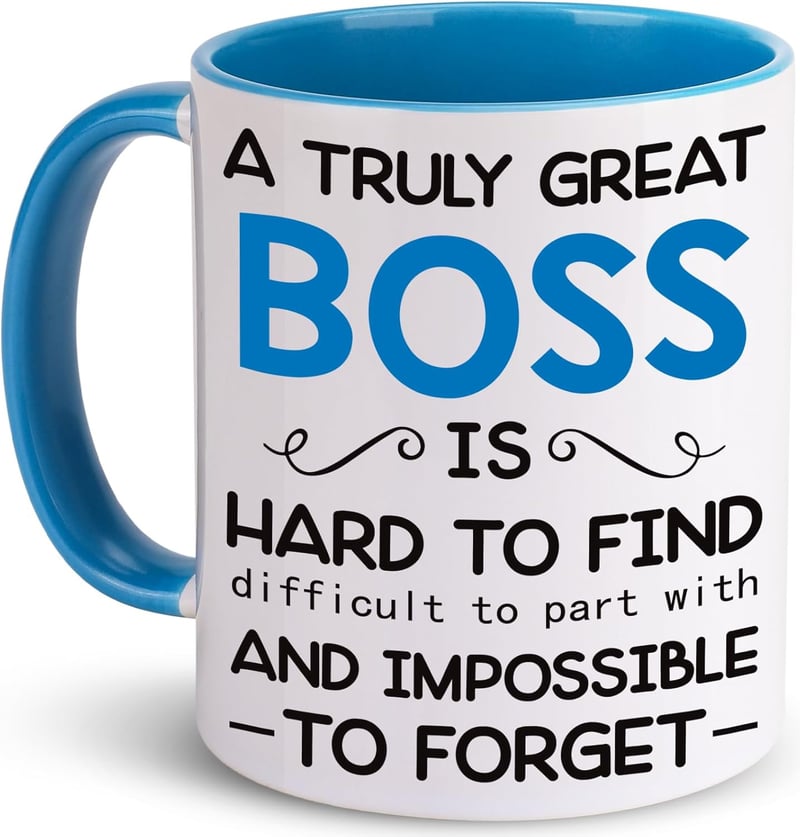 Mug Gift for Boss: Perfect for Christmas, Boss's Day, or Birthdays