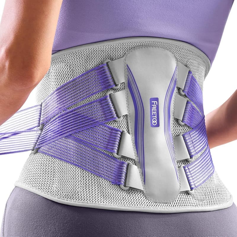 Adjustable Lower Back Brace for Women with Bionic Support
