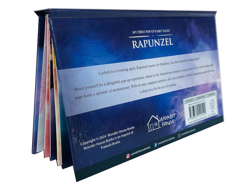 Rapunzel Pop-Up Fairy Tale Book for Children
