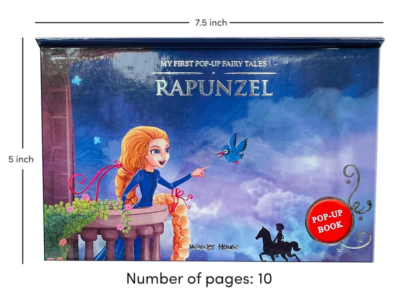 Rapunzel Pop-Up Fairy Tale Book for Children