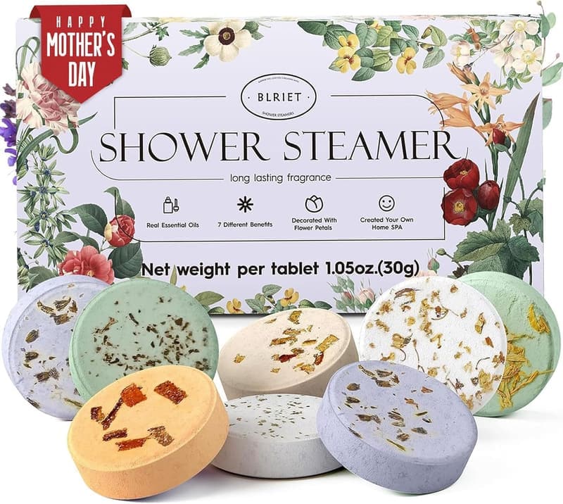 Lavender Aromatherapy Shower Steamers - 8 Pack for Mom