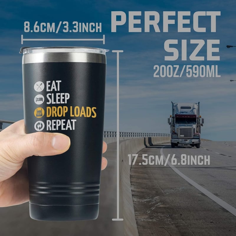 Truck Driver Gift Tumbler - 