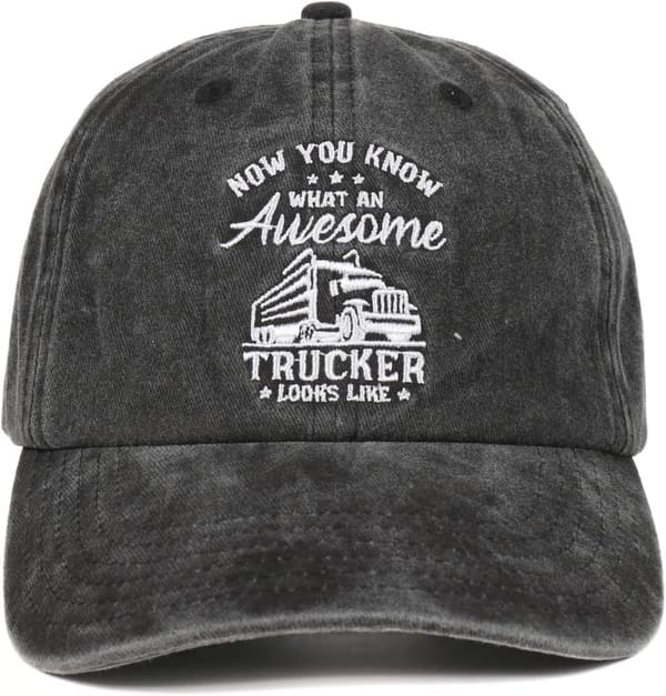 Trucker Birthday Cap - Adjustable Embroidered Baseball Hat