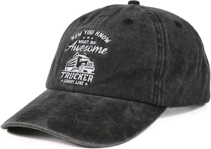 Trucker Birthday Cap - Adjustable Embroidered Baseball Hat
