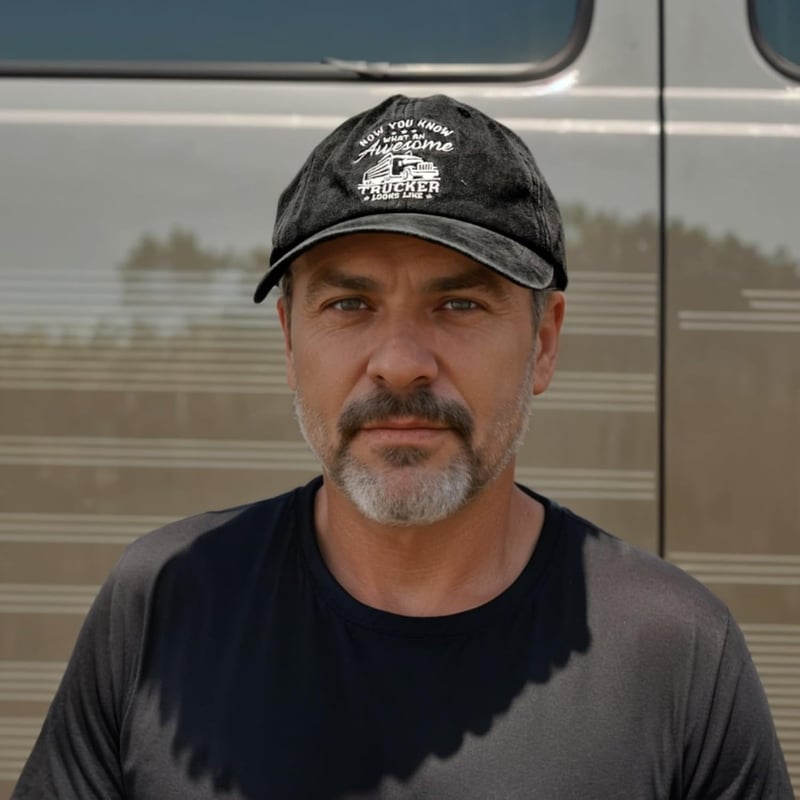 Trucker Birthday Cap - Adjustable Embroidered Baseball Hat