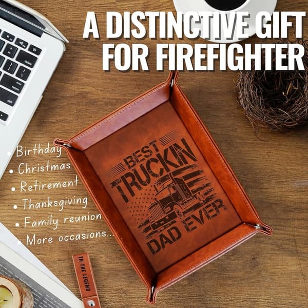 Truck Driver Appreciation Gift: Valet Tray for Dad