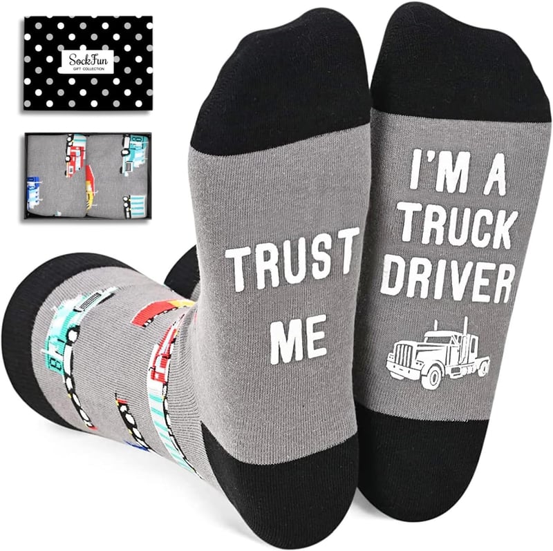 Law School Socks for Men - Perfect Gift for Truck Drivers