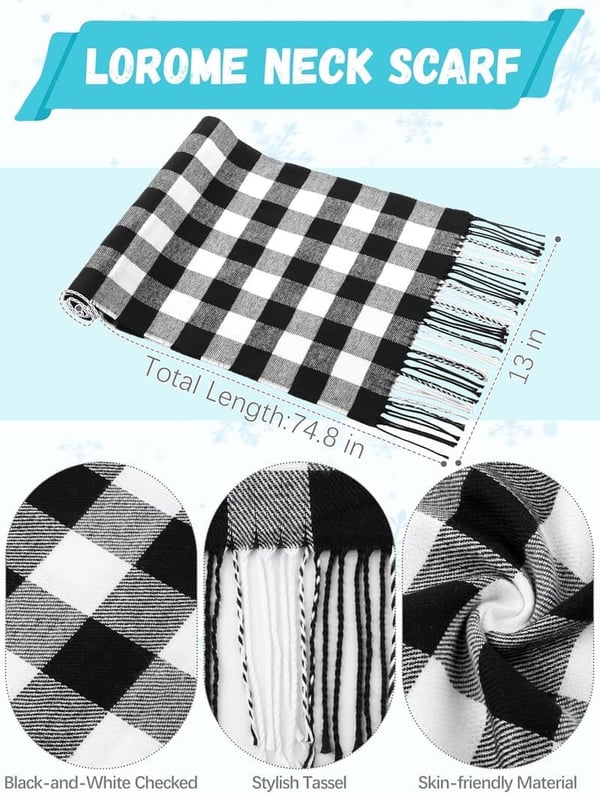 Winter Accessories Set: Knit Beanie, Scarf & Touchscreen Gloves