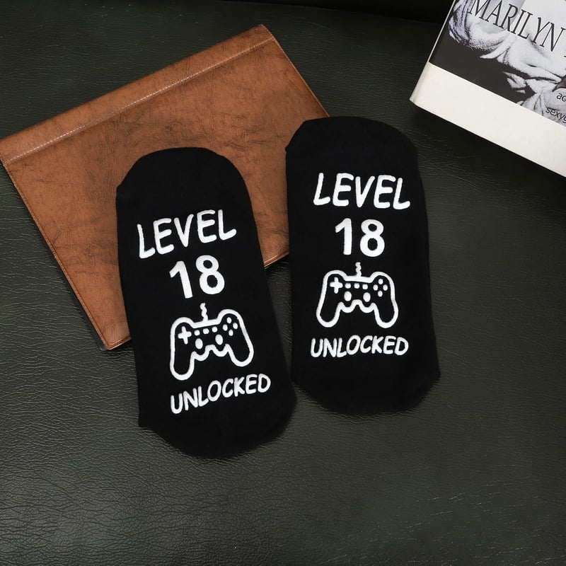 18th Birthday Funny Socks for Teen Boys and Girls