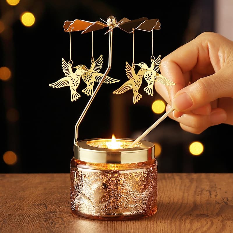 Unique Hummingbird Scented Candle Gift for Women’s Birthday