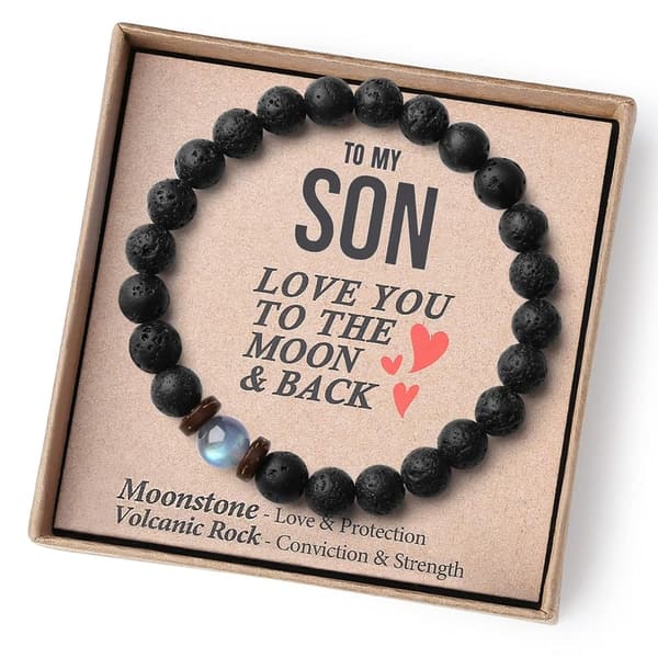 Cool Beaded Bracelet for Teen Boys - Graduation Gift