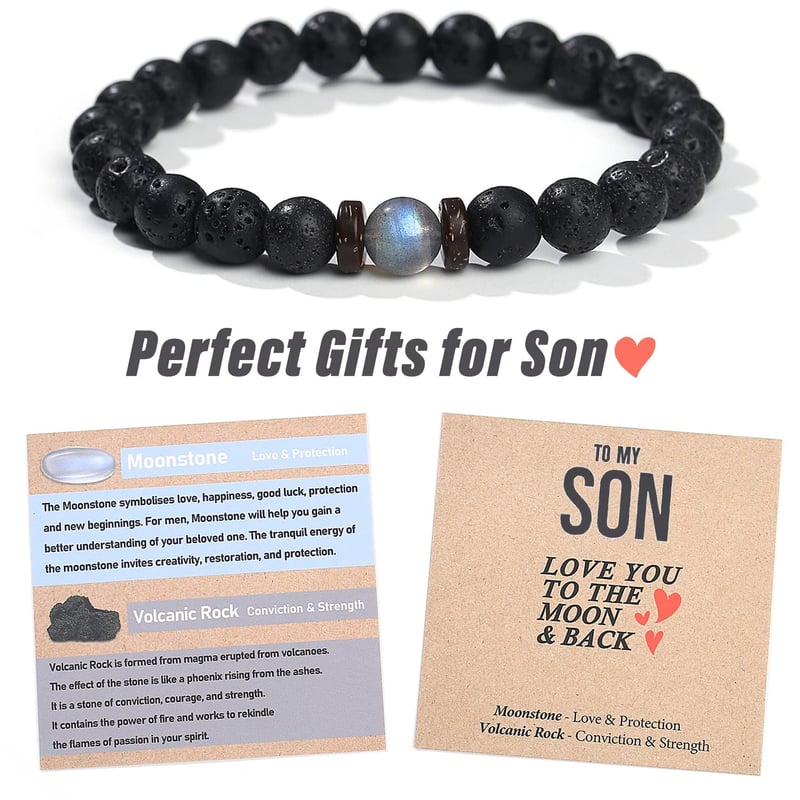 Cool Beaded Bracelet for Teen Boys - Graduation Gift