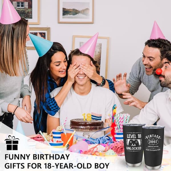 18th Birthday Vintage 2007 Tumbler Gift for Him