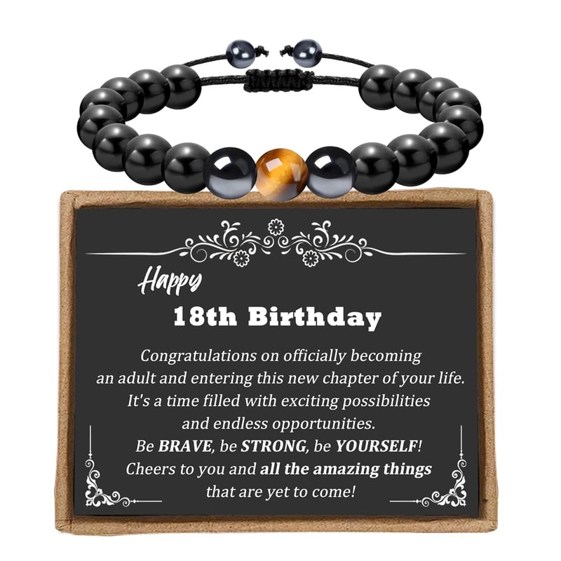 18th Birthday Triple Protection Bracelet for Boys