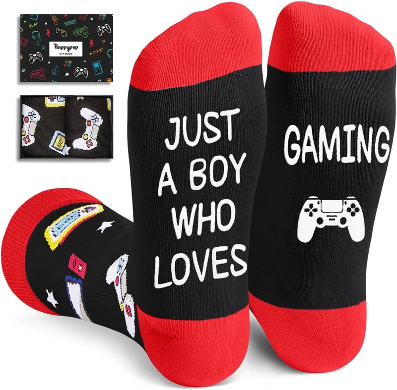 Gaming Socks for Teens and Men - Fun Sports Gifts