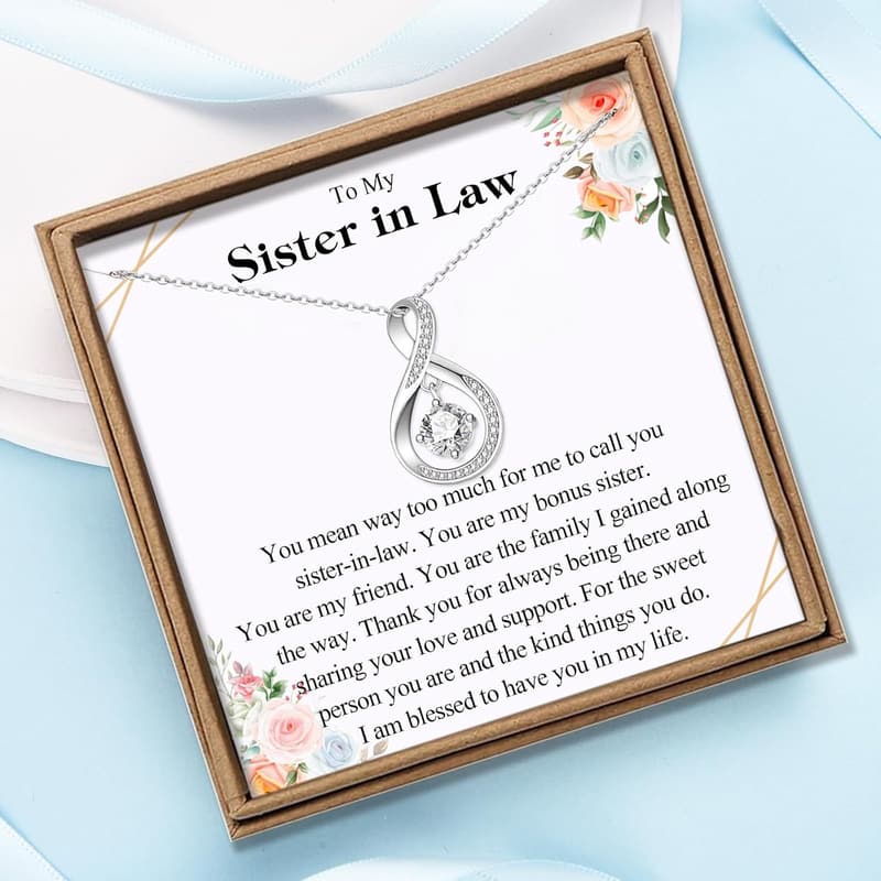Birthday Infinity Necklace for Women - Perfect Gift for Moms & Sisters