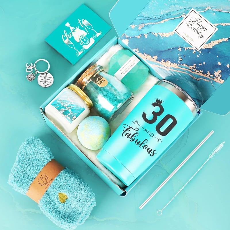 30th Birthday Gift Baskets for Women