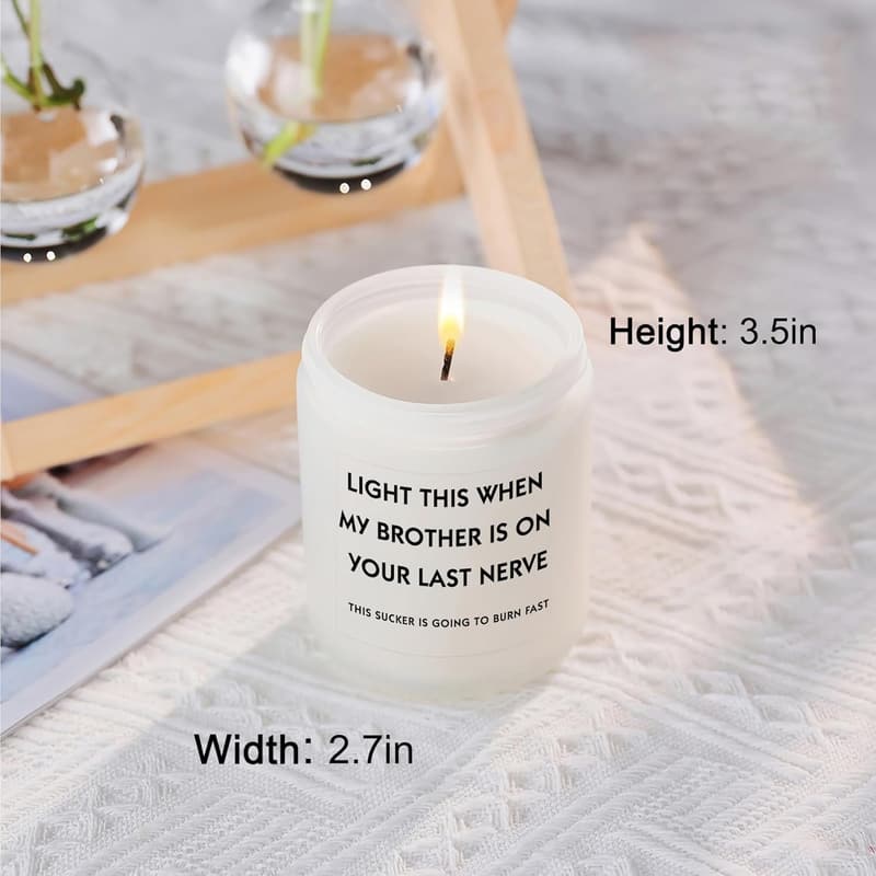 Funny Lavender Candle for Sister-in-Law - Ideal Gift for Any Occasion