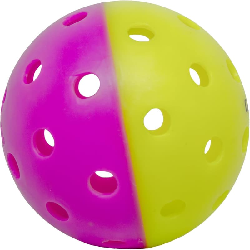 High Visibility Two-Tone Outdoor Pickleballs - 3/6/12 Pack