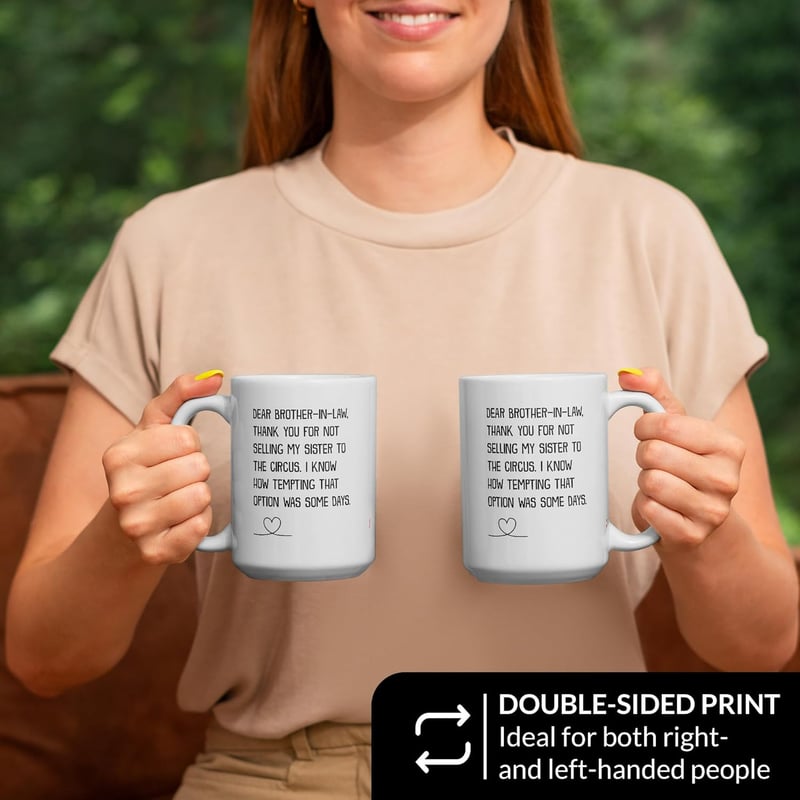 Funny Brother-in-Law Coffee Mug - Wedding & Engagement Gift (15oz)