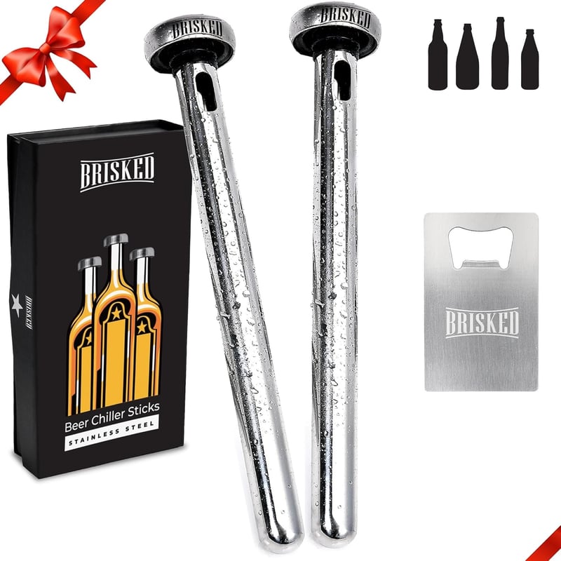 Stainless Steel Beer Chiller Sticks | Perfect for Men’s Birthdays