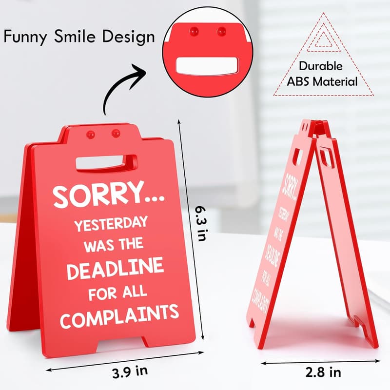 Funny Office Decor Sign for Boss's Day & Manager Gifts