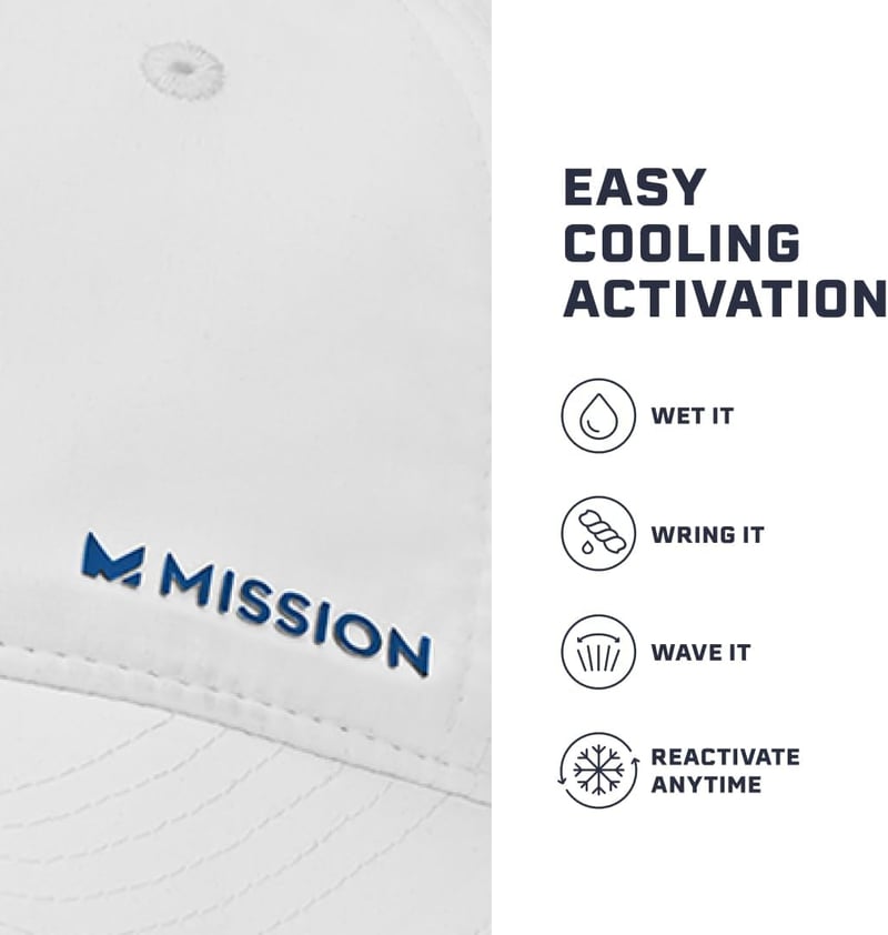 Cooling UPF Performance Hat - Unisex Cap for Workouts & Golf