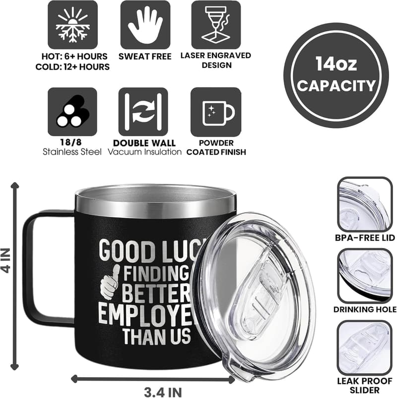 Farewell Gift Coffee Mug for Colleagues - 14 Oz
