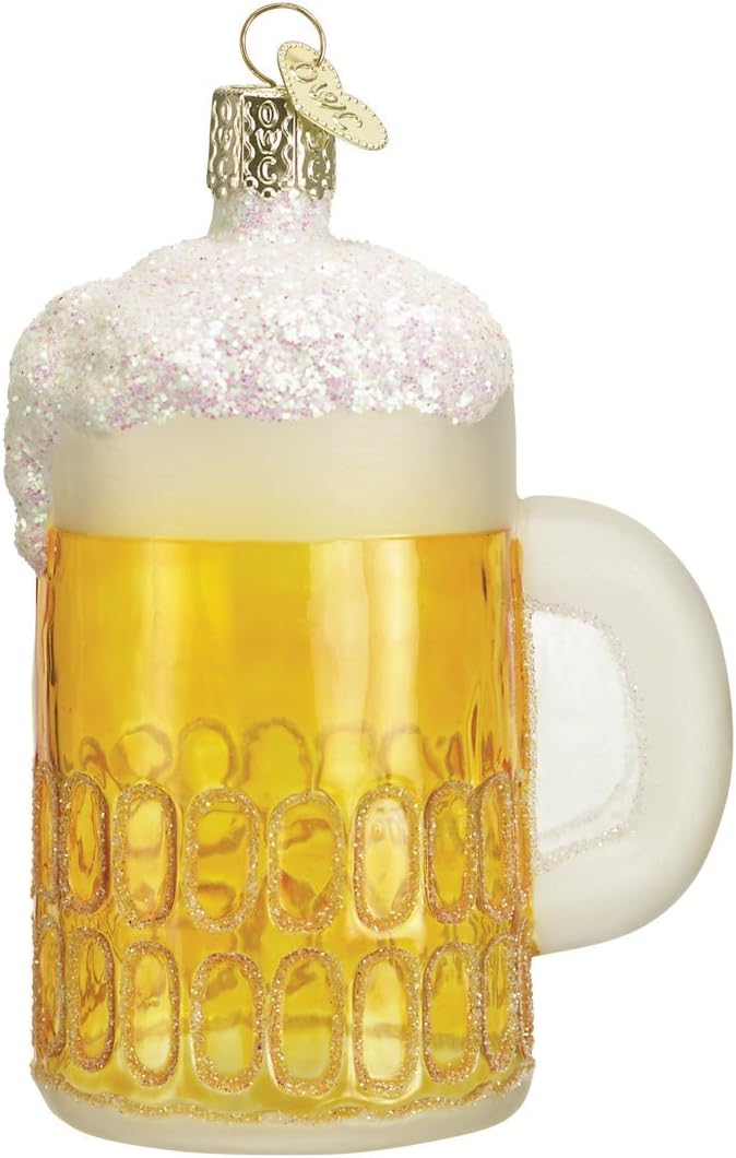Christmas Craft Beer Collection Glass Ornaments for Tree