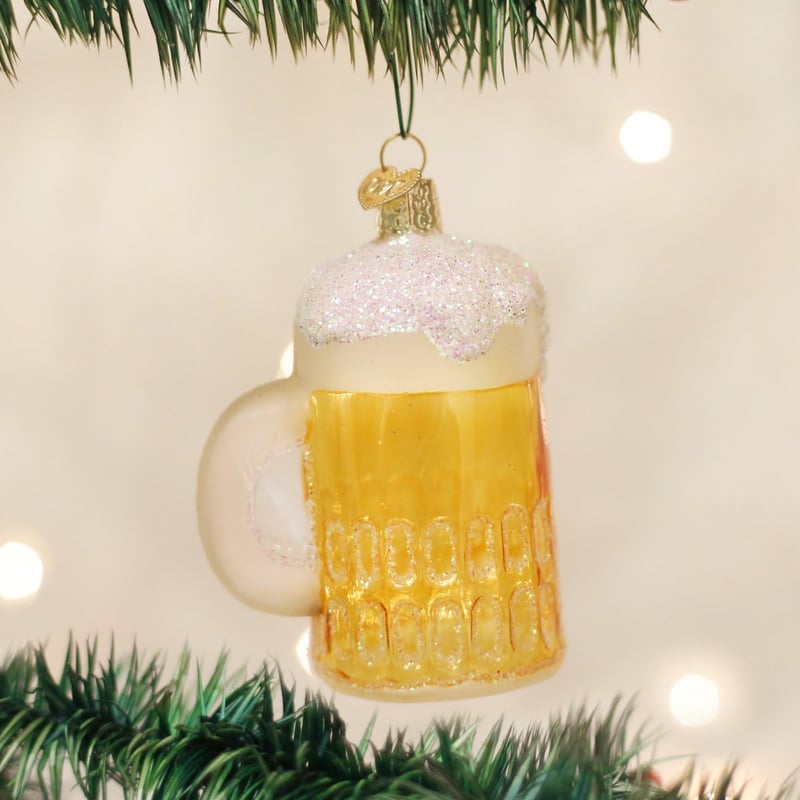 Christmas Craft Beer Collection Glass Ornaments for Tree