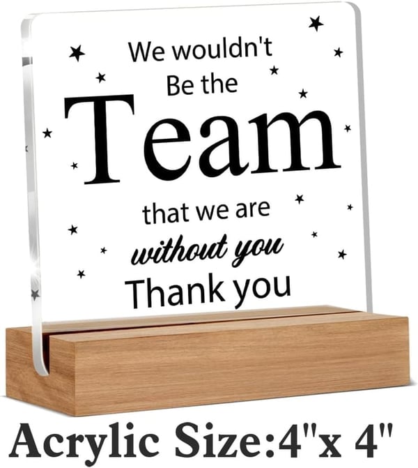 Boss Day Desk Plaque - Employee Appreciation Gift for Leaders