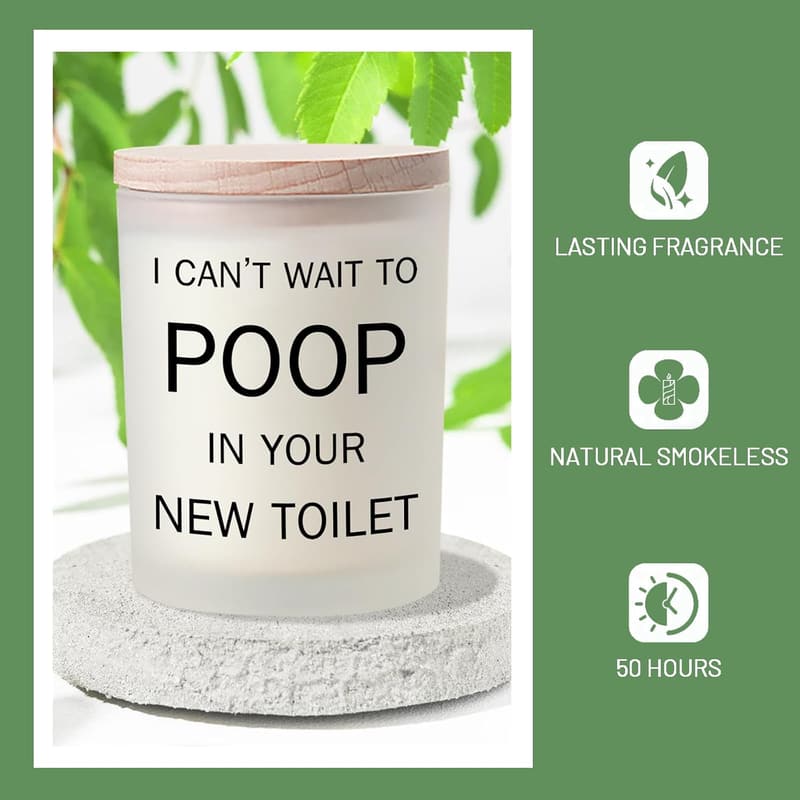 Funny Candle Housewarming Gift for New Home Owners & Couples