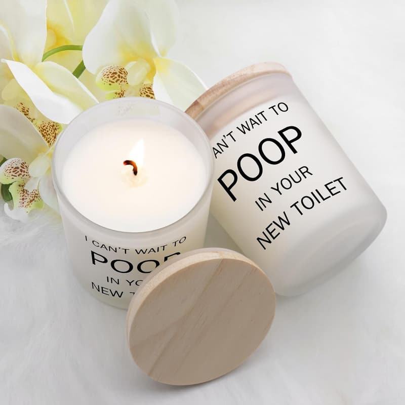 Funny Candle Housewarming Gift for New Home Owners & Couples
